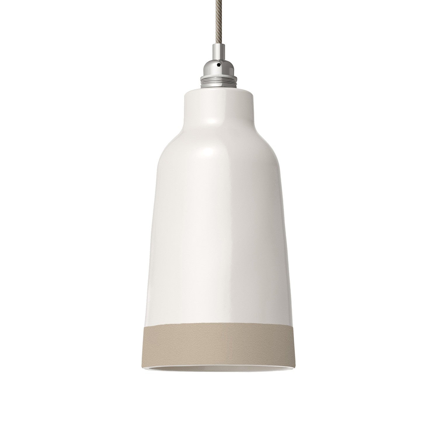 Dvoubarevné keramické stínidlo Bottiglia, průměr 150 mm, výška 280 mm