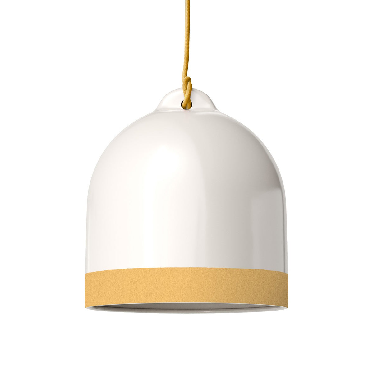 Dvoubarevné keramické stínidlo Campana M, průměr 250 mm, výška 260 mm
