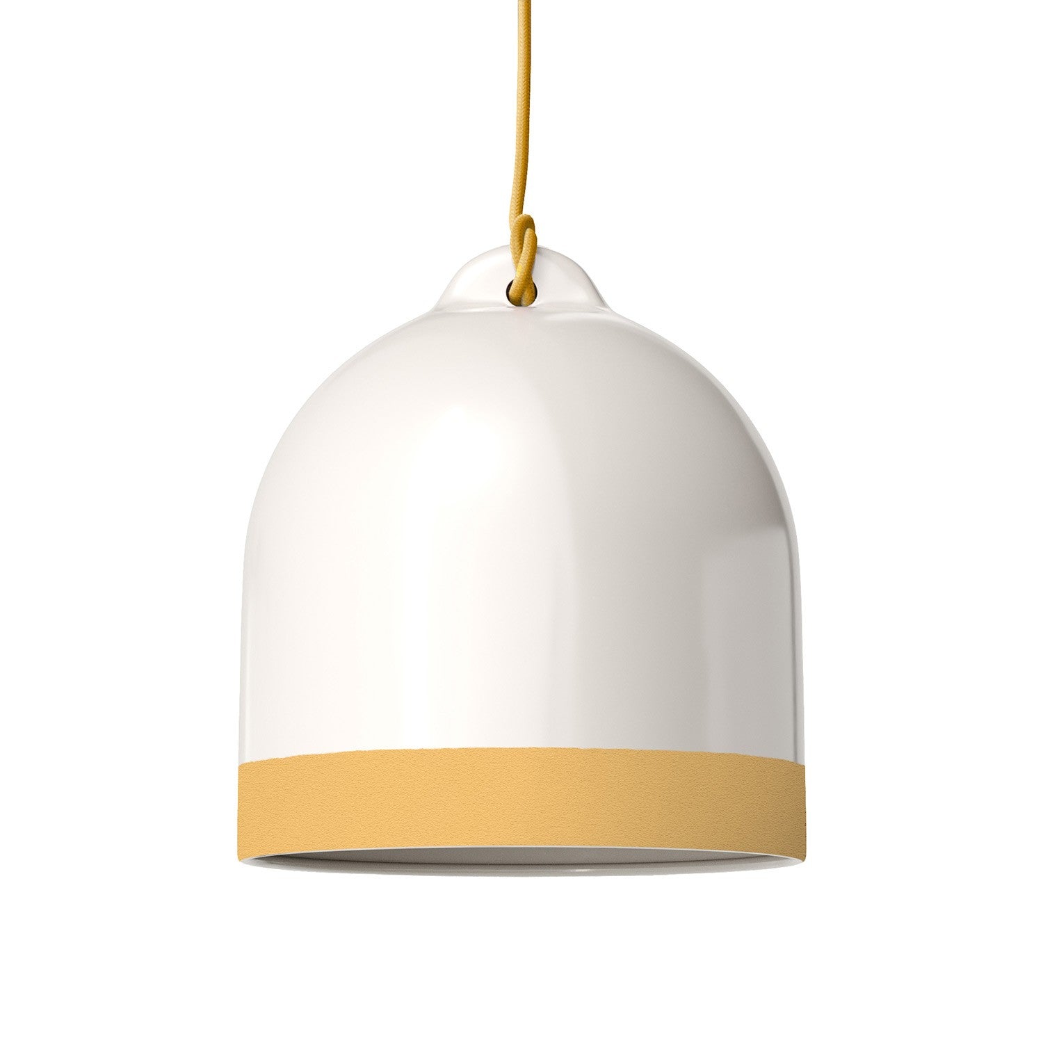 Dvoubarevné keramické stínidlo Campana M, průměr 250 mm, výška 260 mm
