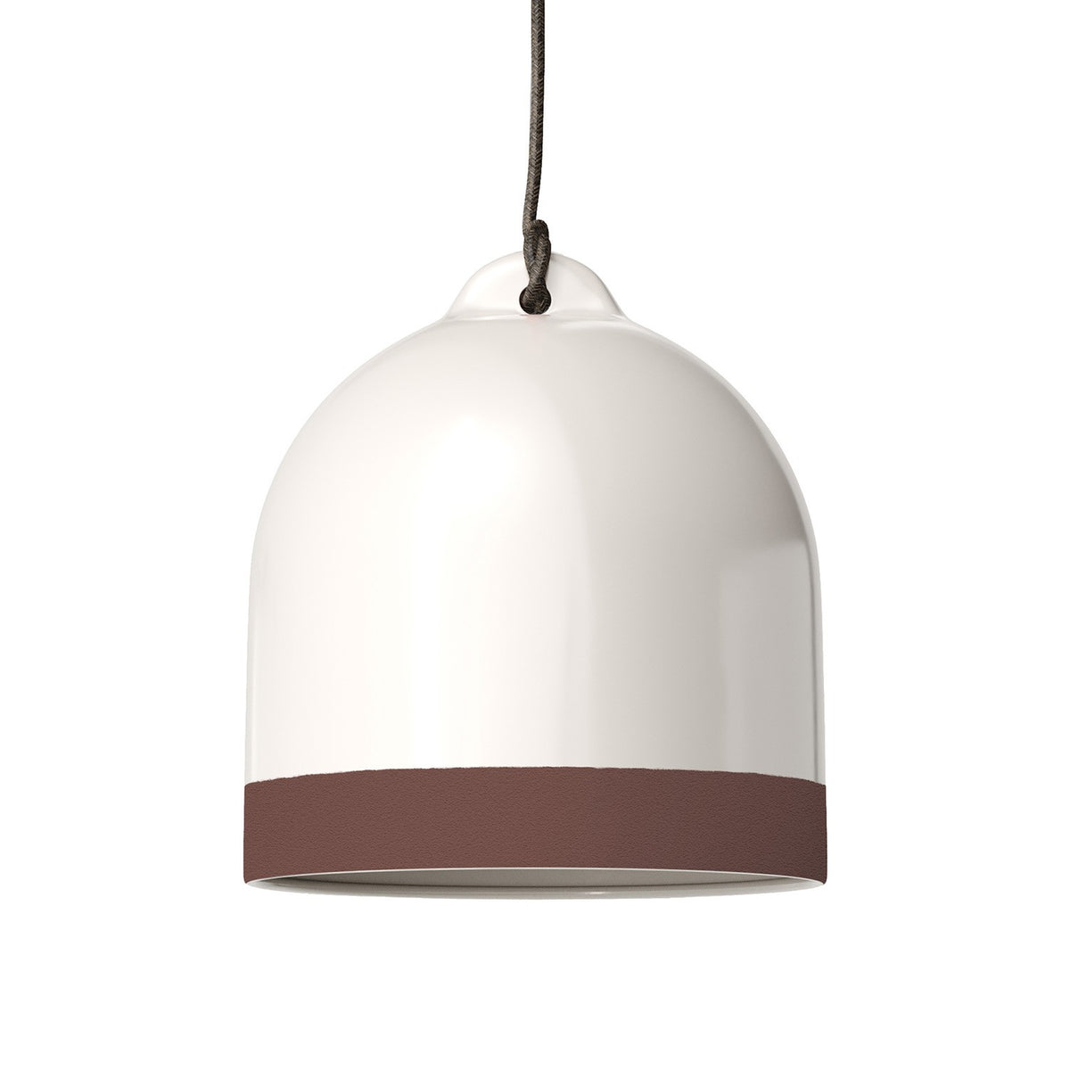 Dvoubarevné keramické stínidlo Campana M, průměr 250 mm, výška 260 mm