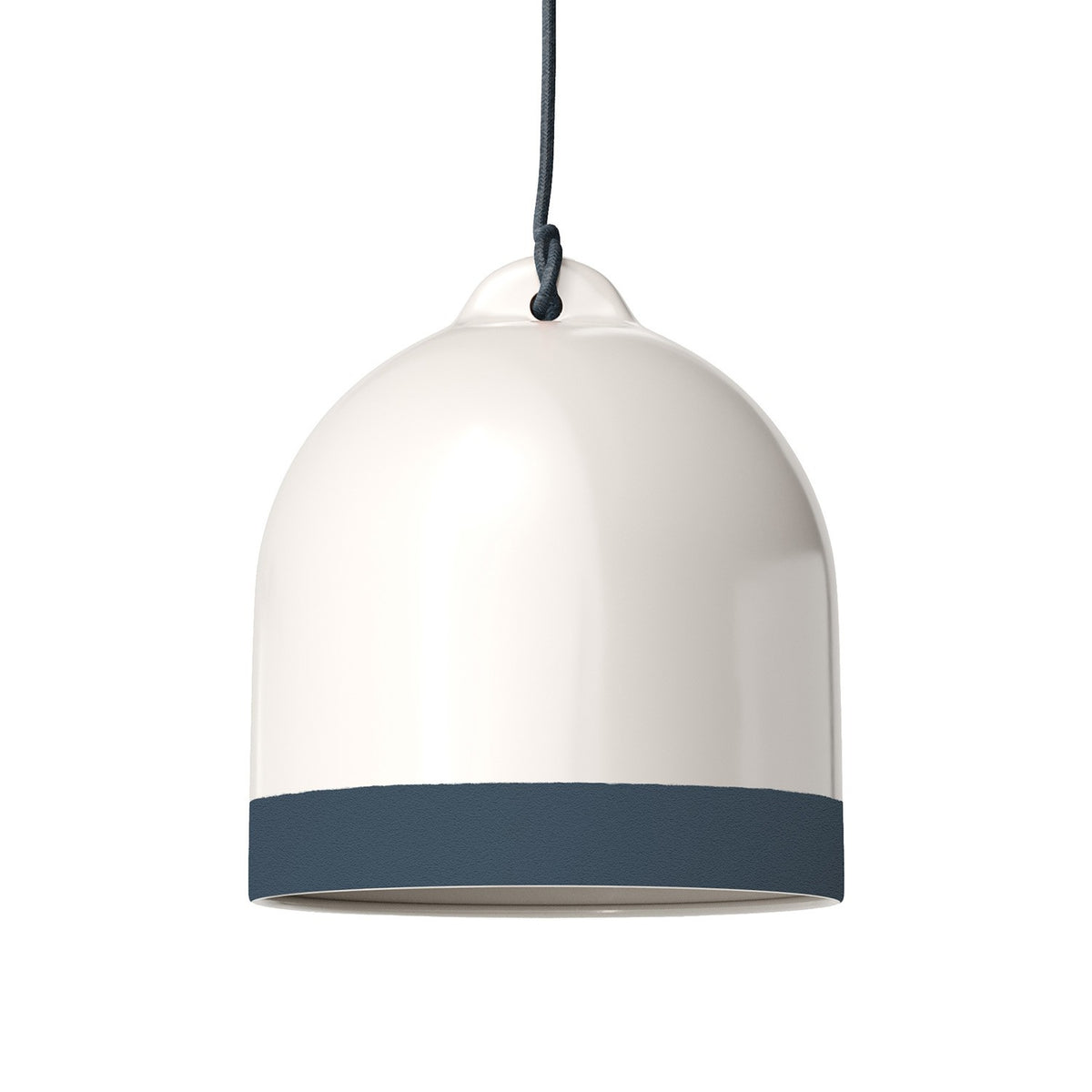 Dvoubarevné keramické stínidlo Campana M, průměr 250 mm, výška 260 mm
