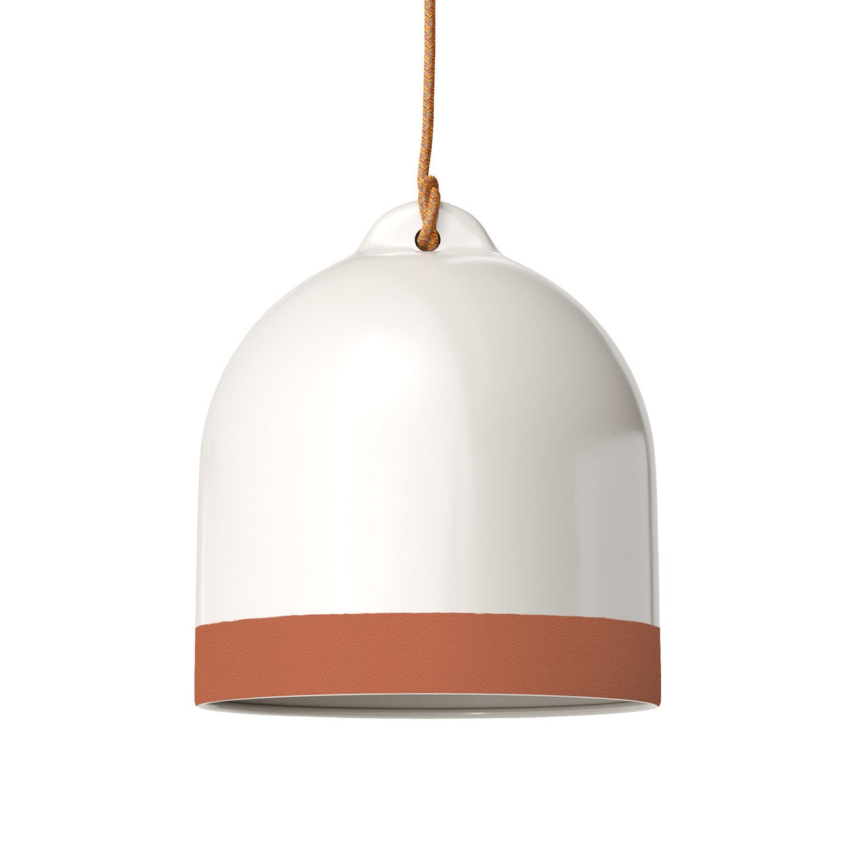 Dvoubarevné keramické stínidlo Campana M, průměr 250 mm, výška 260 mm
