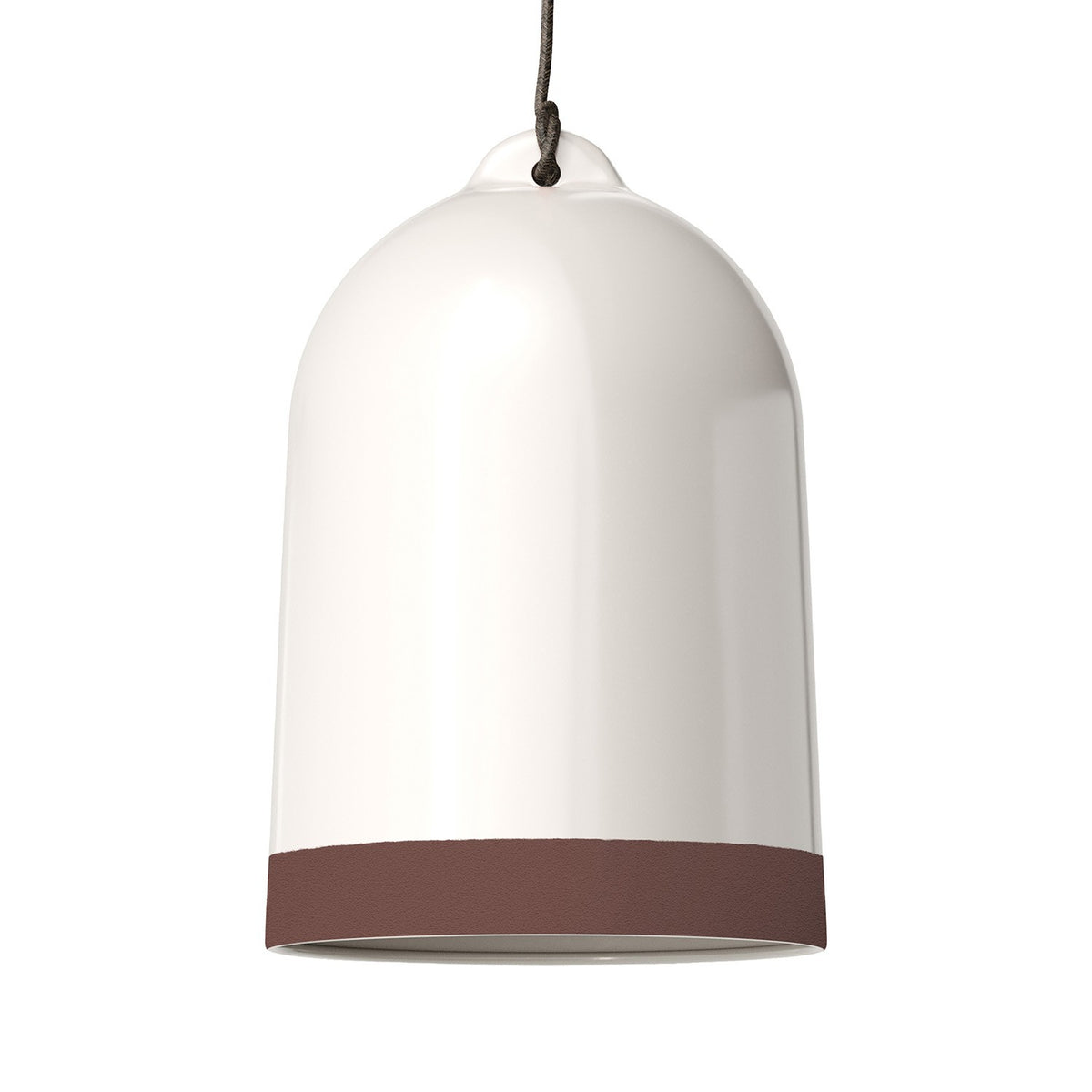 Dvoubarevné keramické stínidlo Campana XL, průměr 250 mm, výška 420 mm