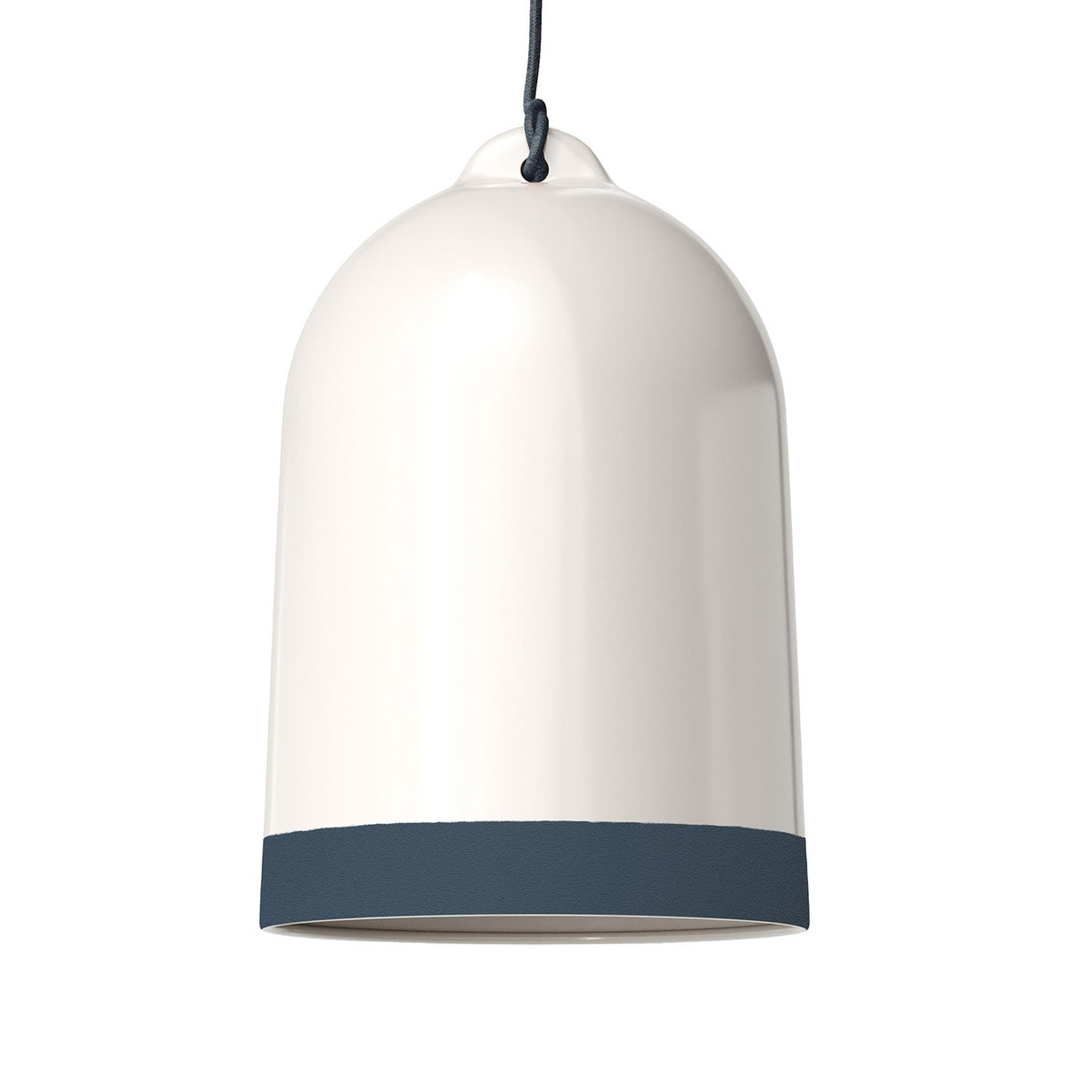 Dvoubarevné keramické stínidlo Campana XL, průměr 250 mm, výška 420 mm