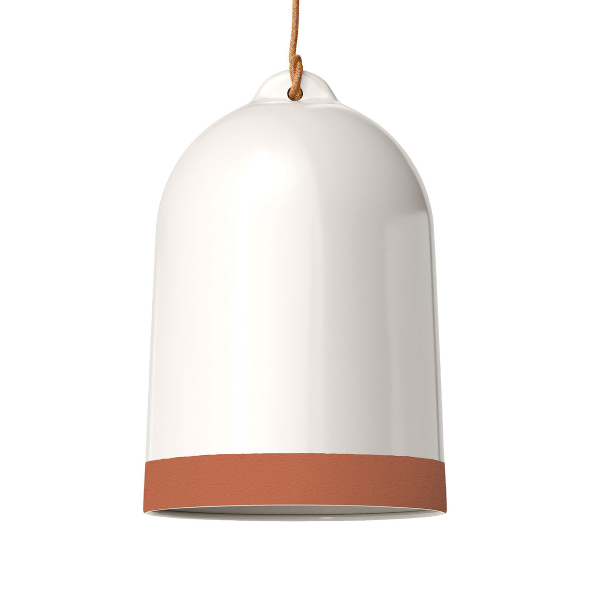Dvoubarevné keramické stínidlo Campana XL, průměr 250 mm, výška 420 mm