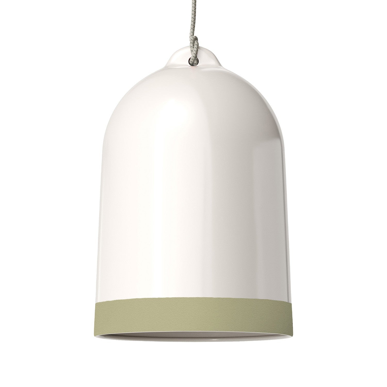 Dvoubarevné keramické stínidlo Campana XL, průměr 250 mm, výška 420 mm
