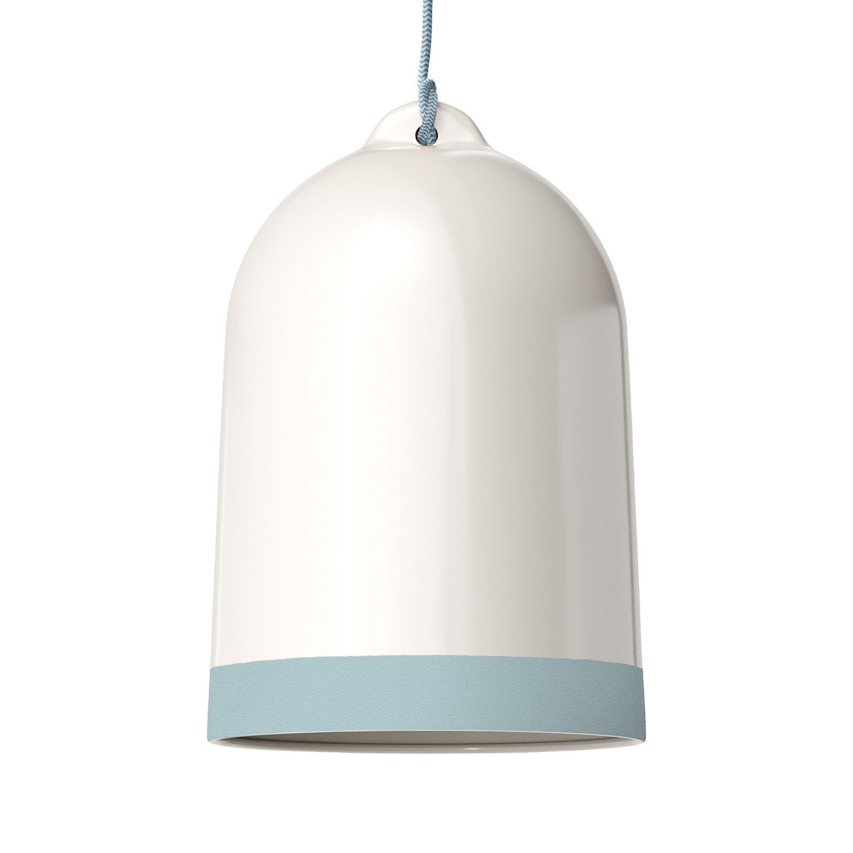 Dvoubarevné keramické stínidlo Campana XL, průměr 250 mm, výška 420 mm