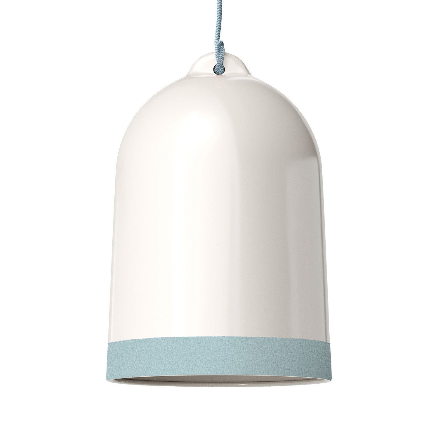Dvoubarevné keramické stínidlo Campana XL, průměr 250 mm, výška 420 mm