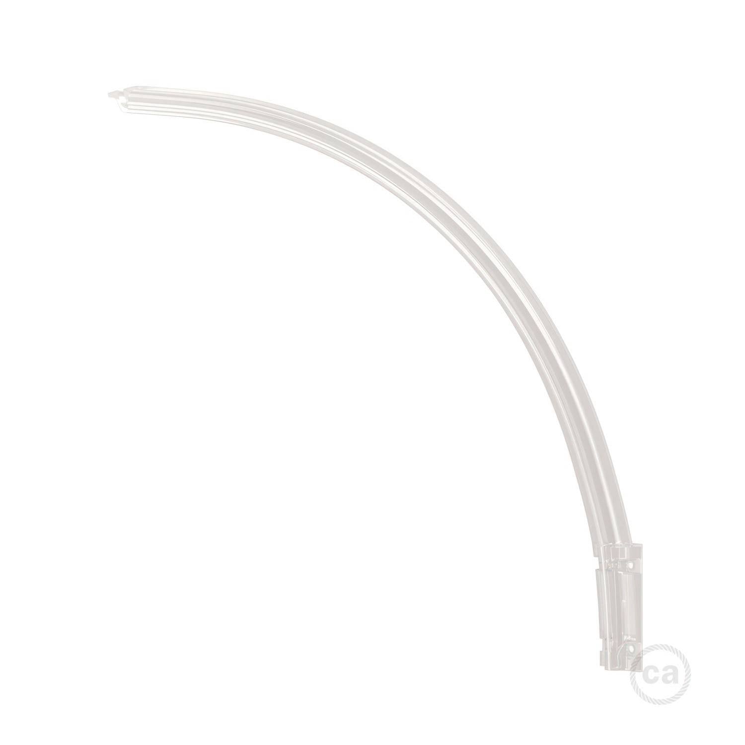 Archet(To) - průhledný nástěnný držák pro závěsné lampy, výška 40 cm, max. zátěž 3,375 kg