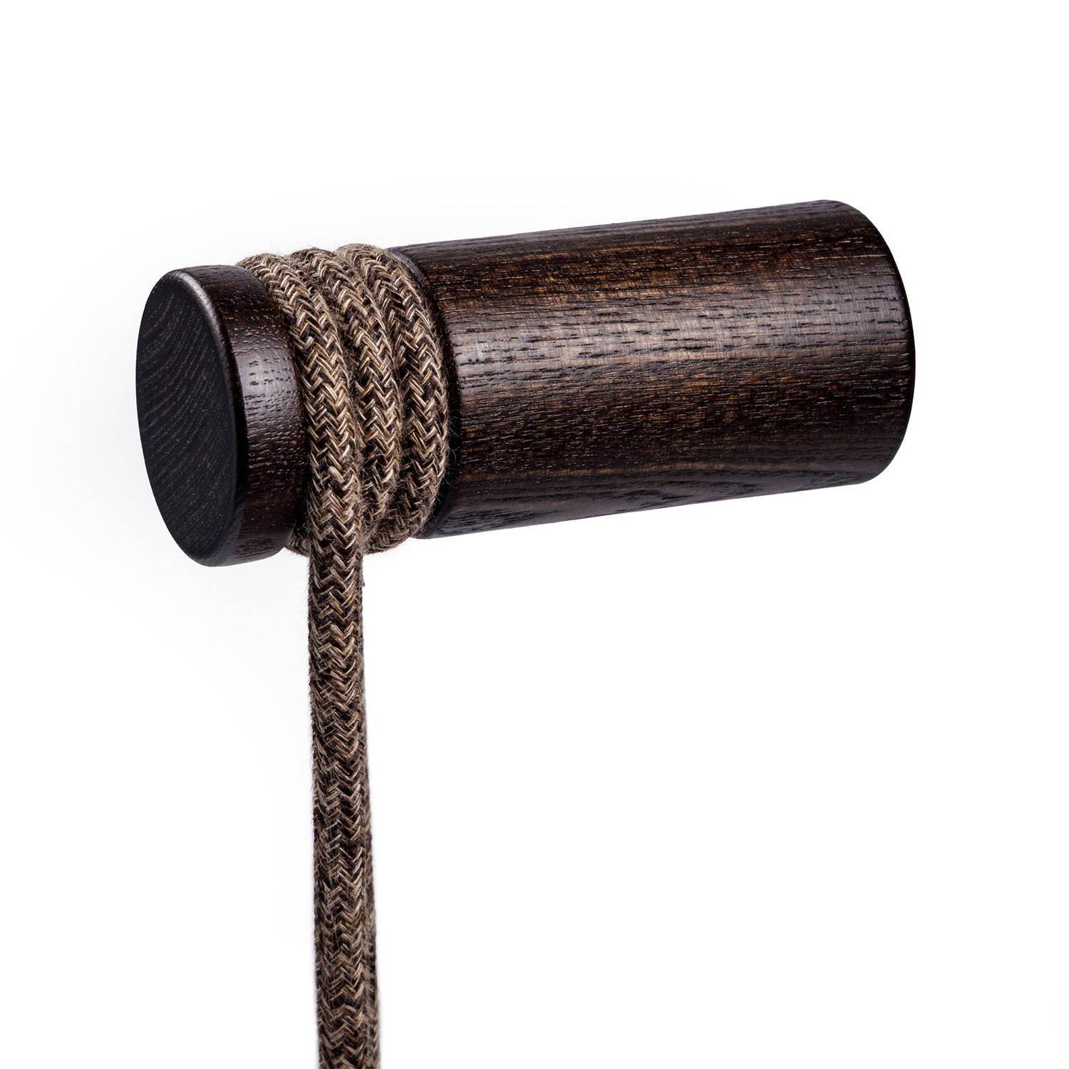 Rolé, dřevěná nástěnná úchytka pro závěsnou lampu, průměr 40mm, výška 100mm