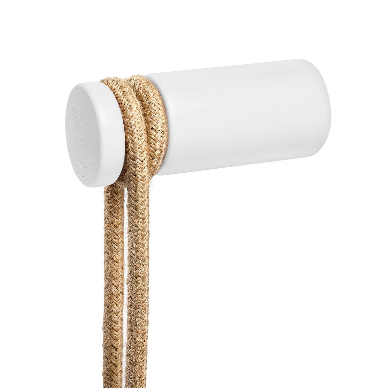 Rolé, dřevěná nástěnná úchytka pro závěsnou lampu, průměr 40mm, výška 100mm