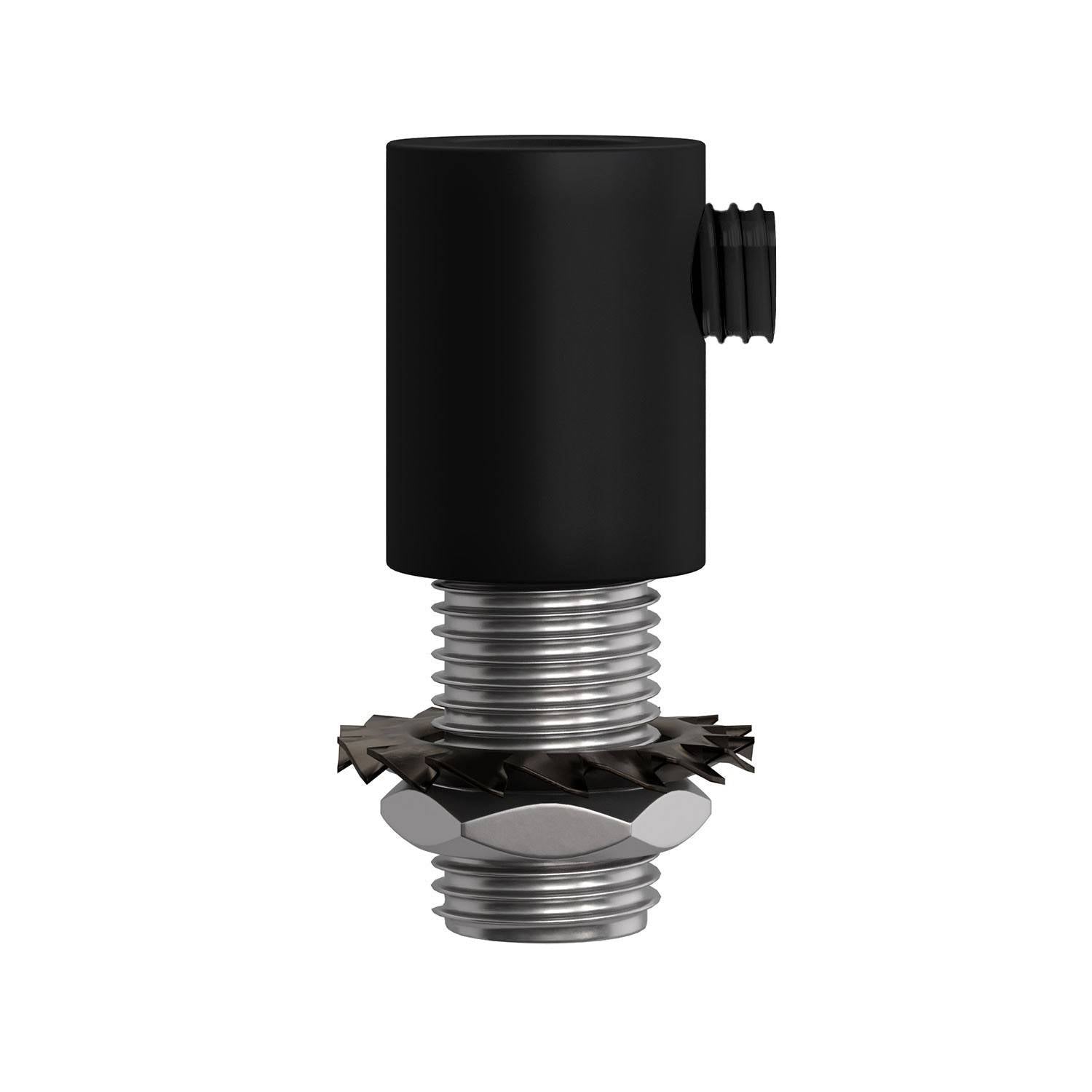 Válcová kovová kabelová průchodka M10x1, průměr 1,3 cm, 2 ks