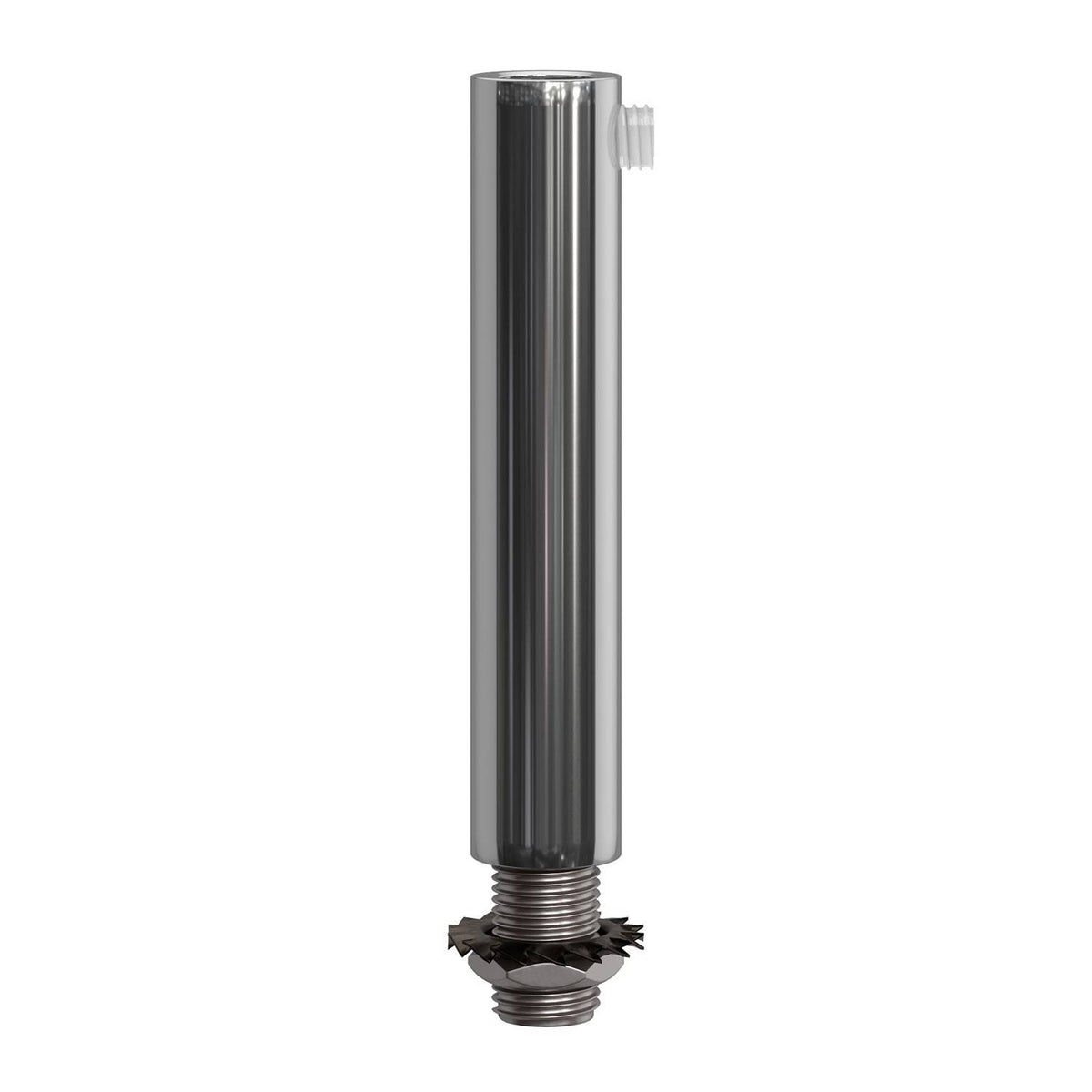 Válcová kovová kabelová průchodka 13 mm, délka 70 mm s M10 závitovou tyčkou