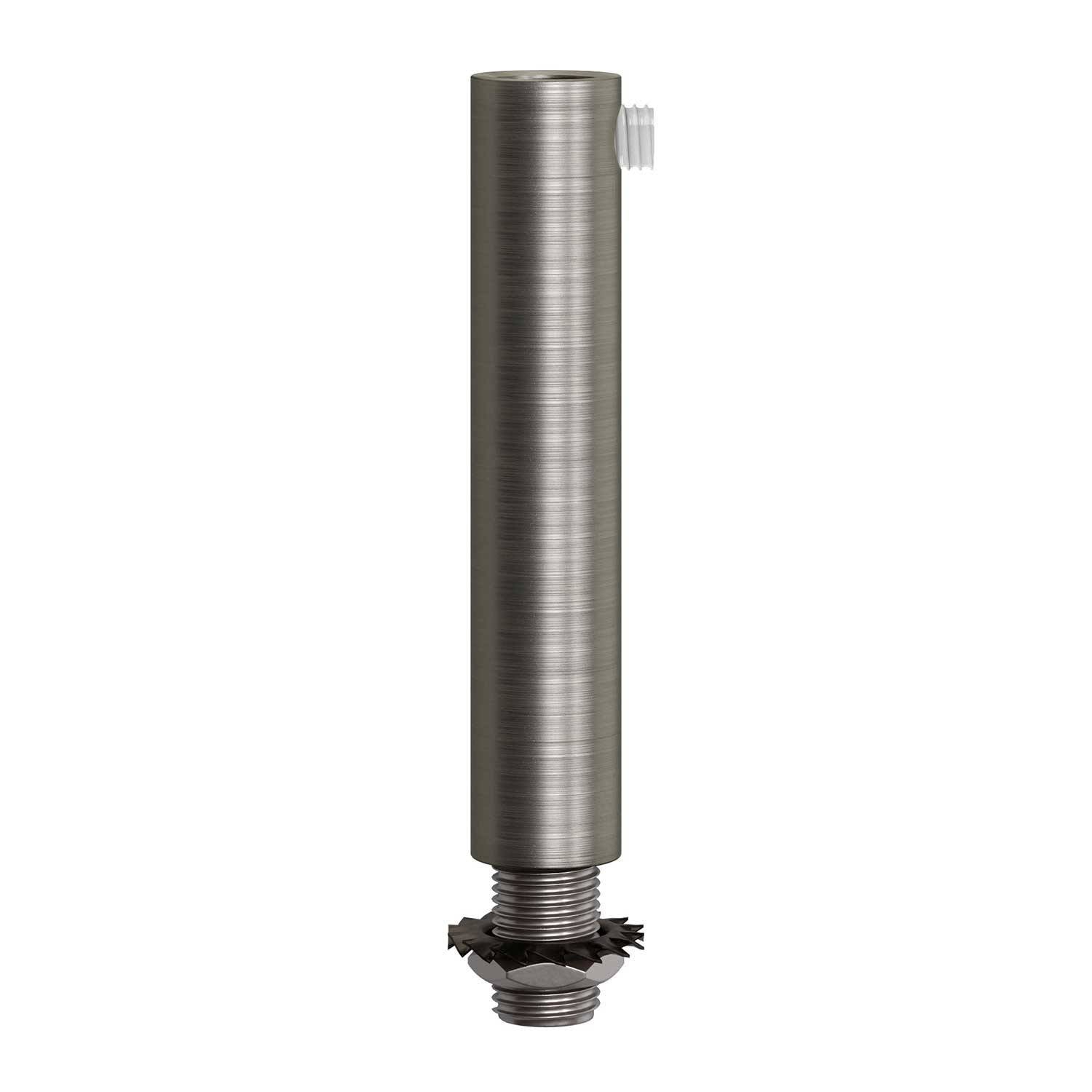 Válcová kovová kabelová průchodka 13 mm, délka 70 mm s M10 závitovou tyčkou