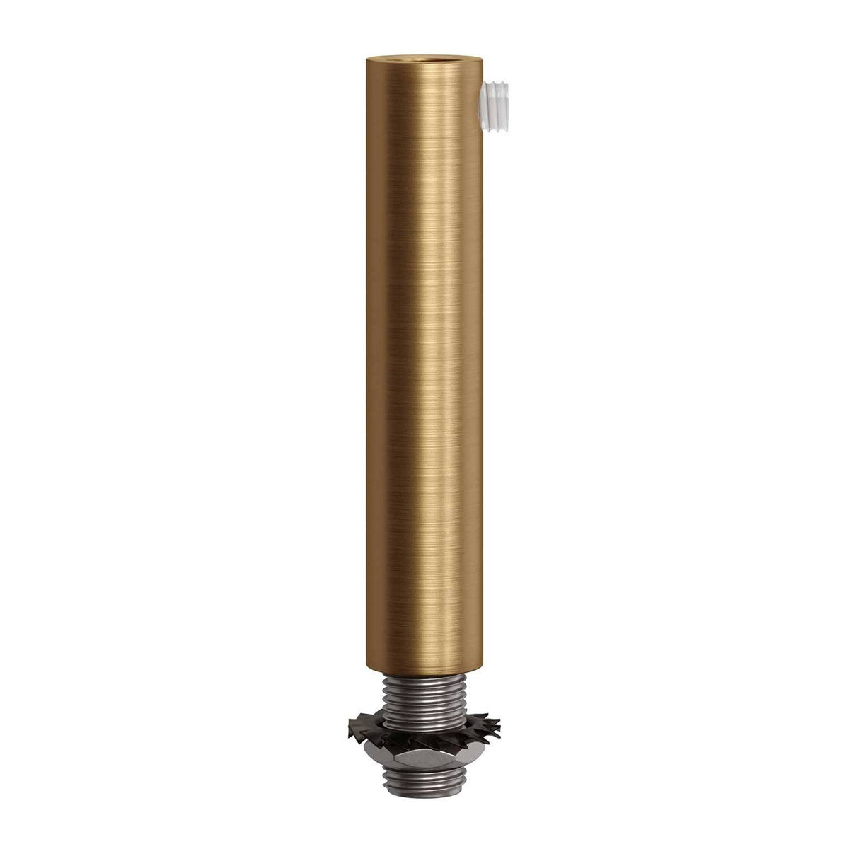 Válcová kovová kabelová průchodka 13 mm, délka 70 mm s M10 závitovou tyčkou