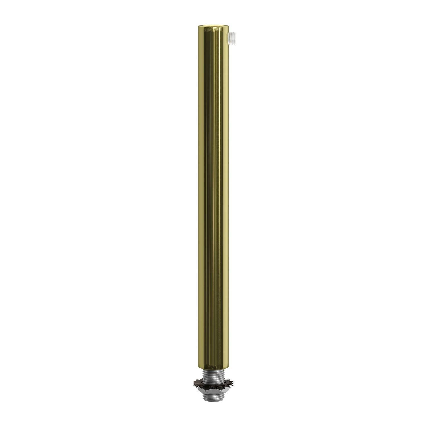 Válcová kovová kabelová průchodka průměr 13 mm, délka 150 mm