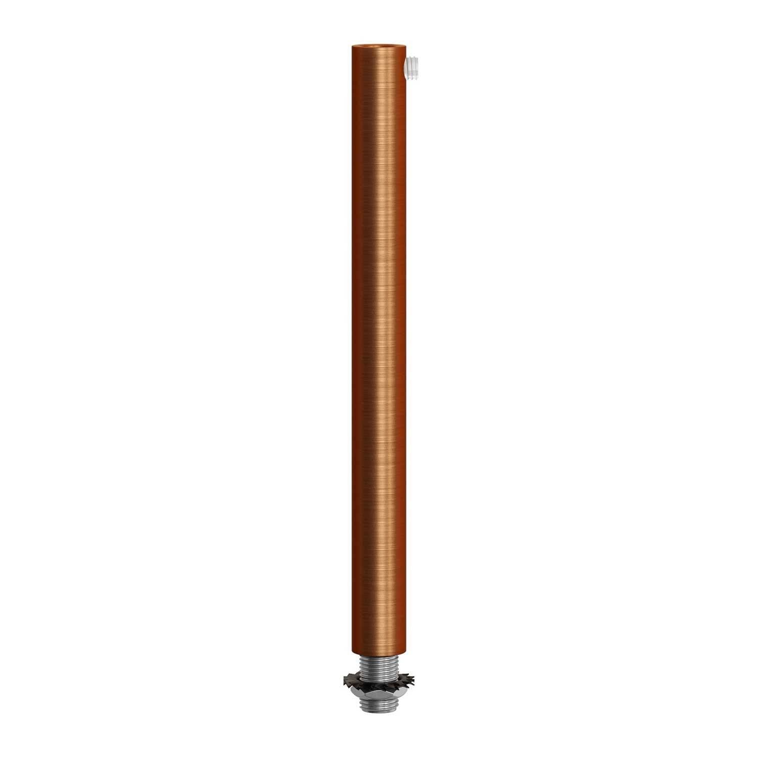 Válcová kovová kabelová průchodka průměr 13 mm, délka 150 mm