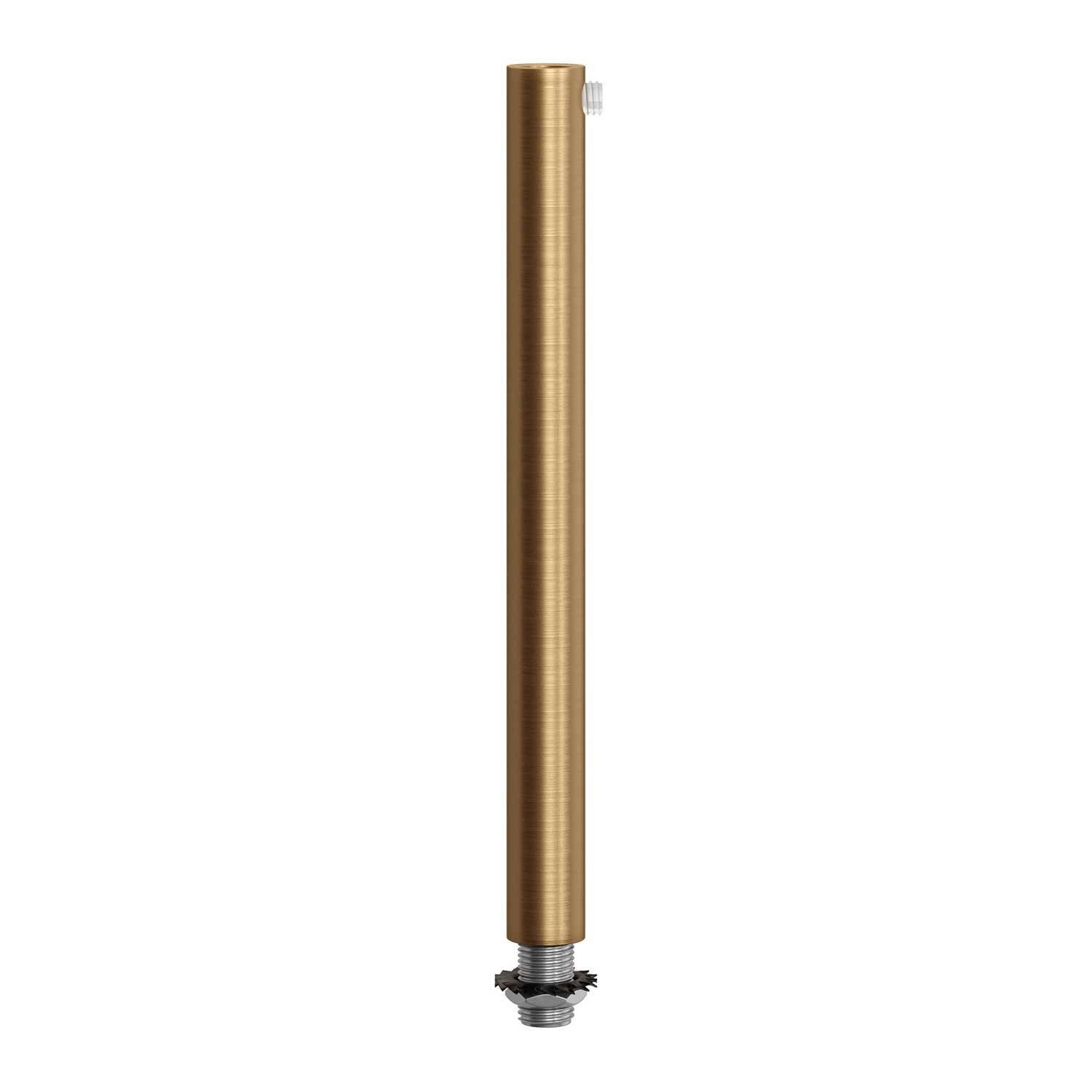 Válcová kovová kabelová průchodka průměr 13 mm, délka 150 mm