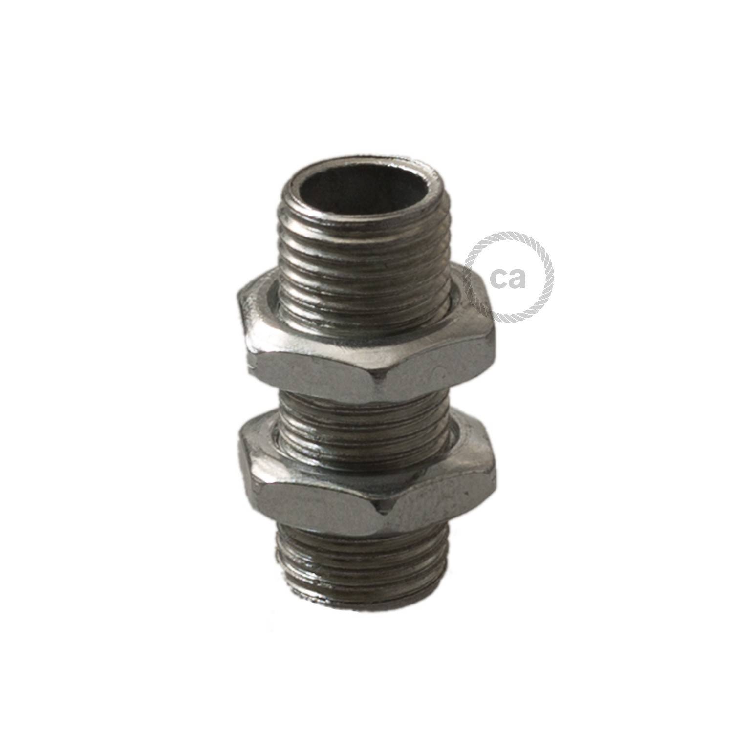 Dutý závitový šroub M10x1, délka 25mm s maticemi - 2 ks v balení