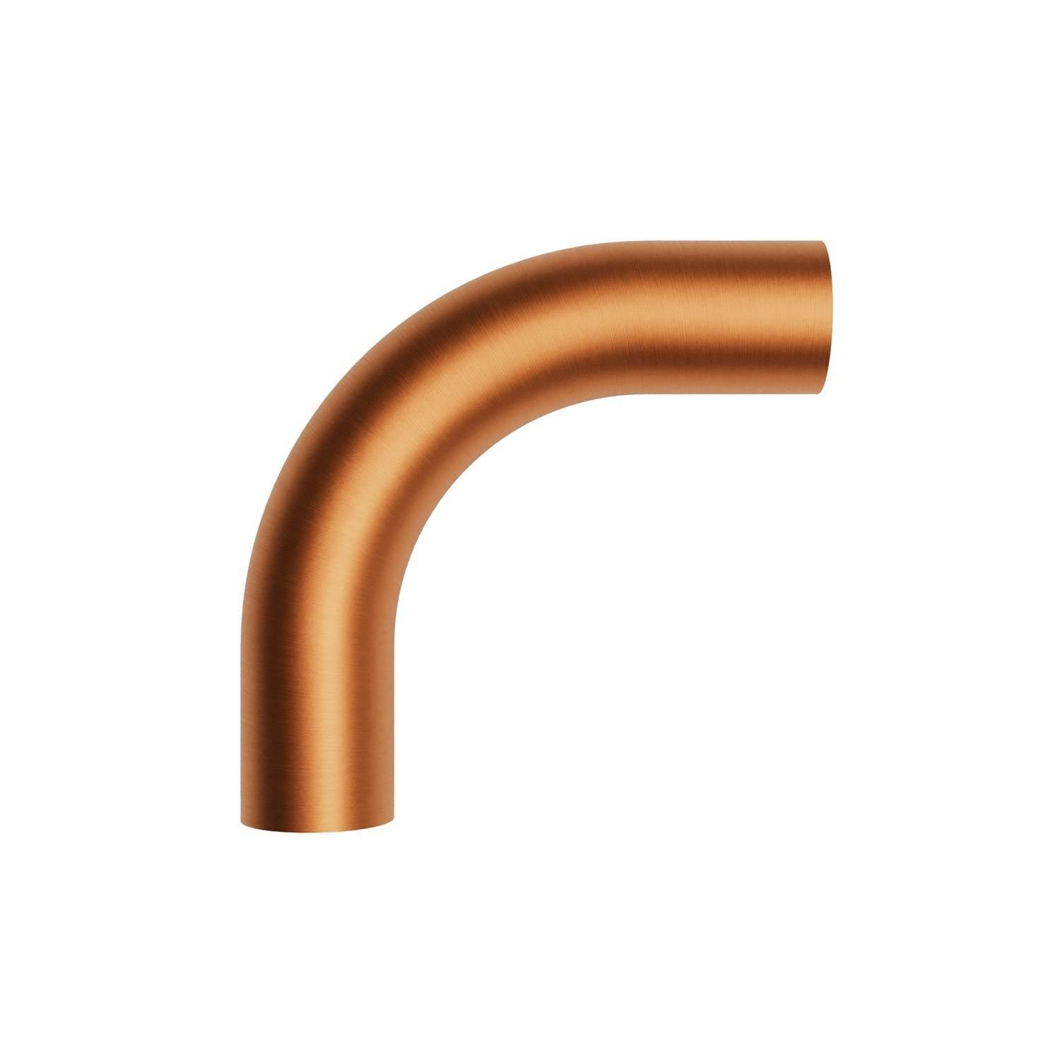 Zakřivená kovová prodlužovací trubka 5 cm, průměr 13 mm