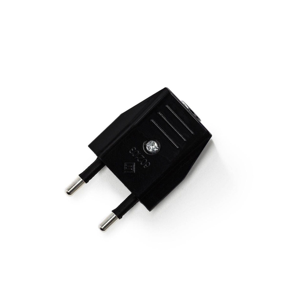 Dvoupólová 10A EU zástrčka, IP20, termoplast