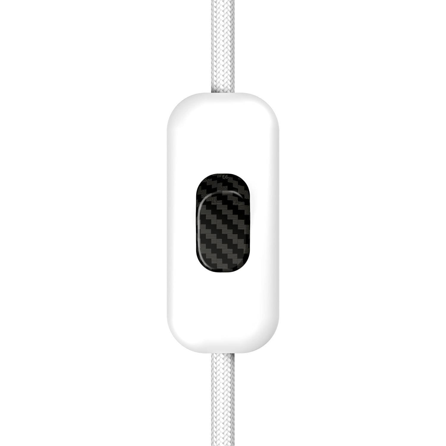 Přímý jednopólový vypínač Creative Switch Bílý, 250V, 60 x 25 mm