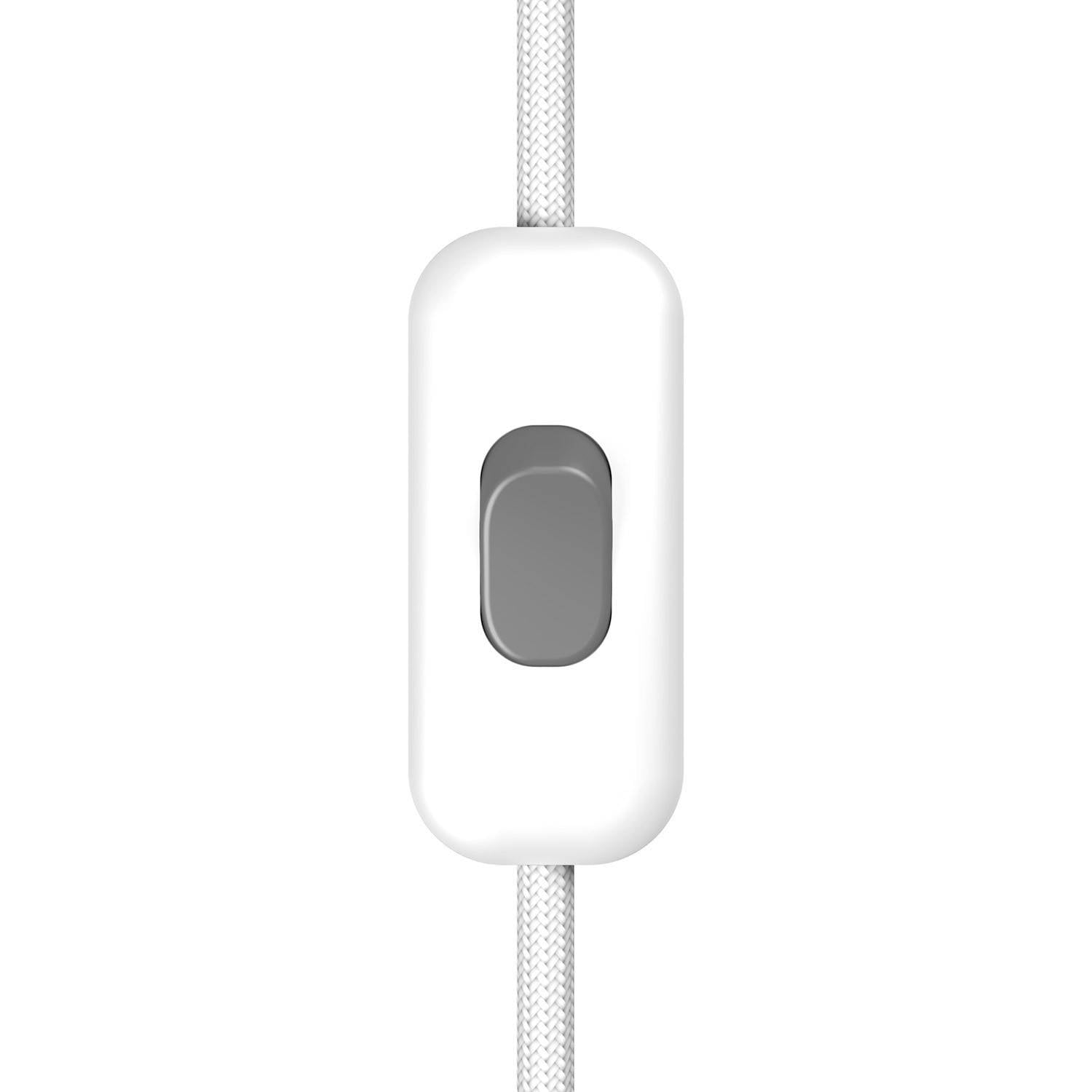 Přímý jednopólový vypínač Creative Switch Bílý, 250V, 60 x 25 mm