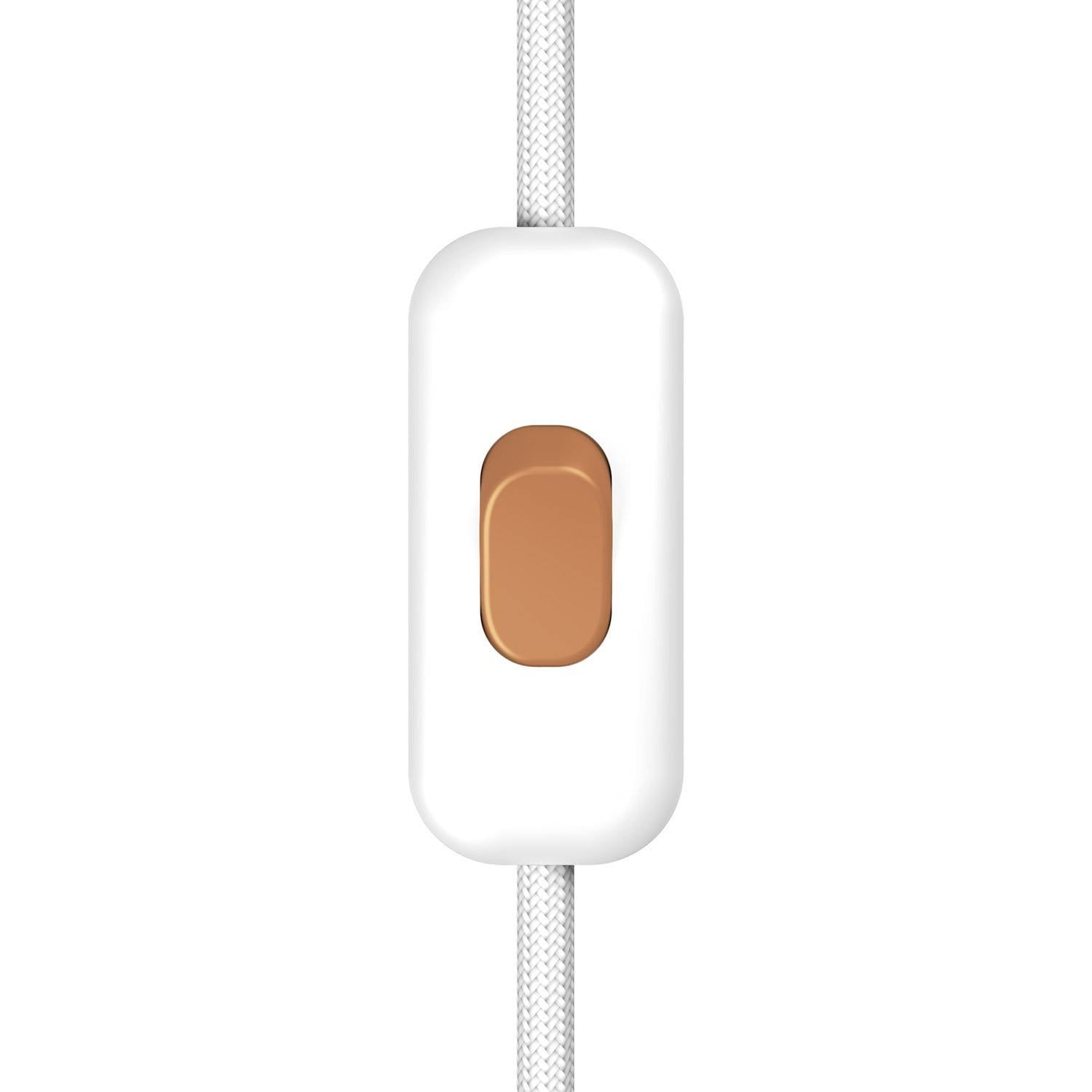 Přímý jednopólový vypínač Creative Switch Bílý, 250V, 60 x 25 mm