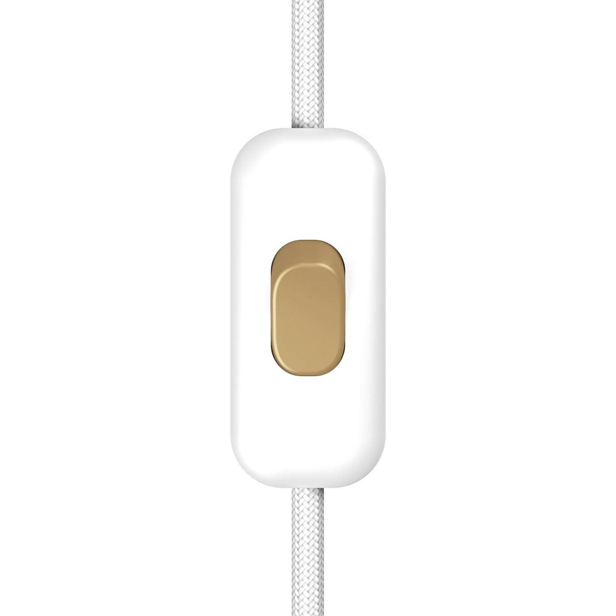 Přímý jednopólový vypínač Creative Switch Bílý, 250V, 60 x 25 mm