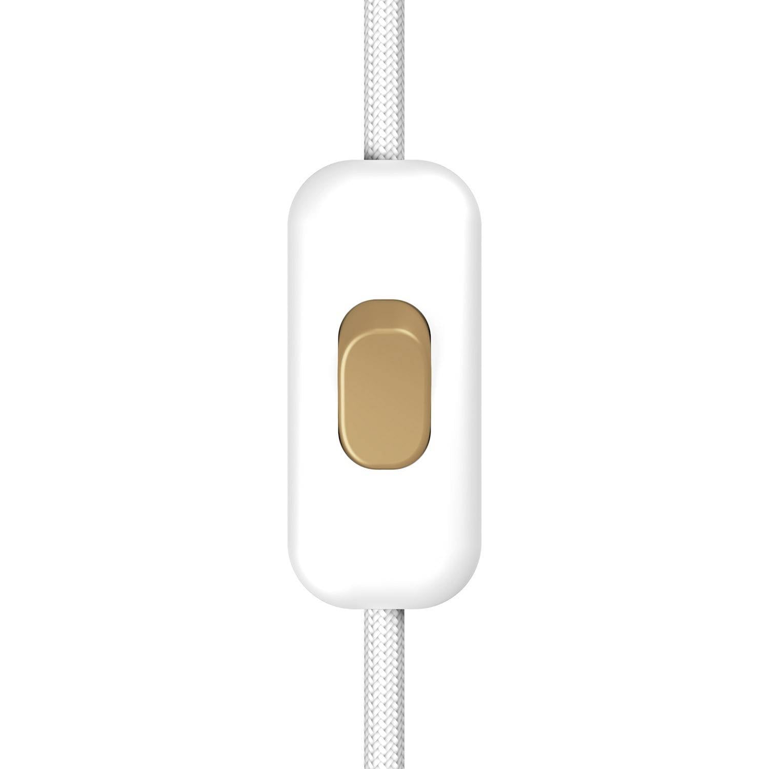Přímý jednopólový vypínač Creative Switch Bílý, 250V, 60 x 25 mm