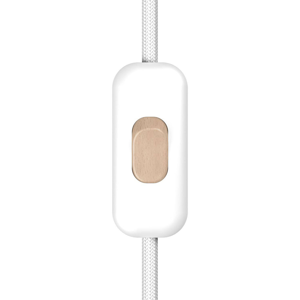Přímý jednopólový vypínač Creative Switch Bílý, 250V, 60 x 25 mm