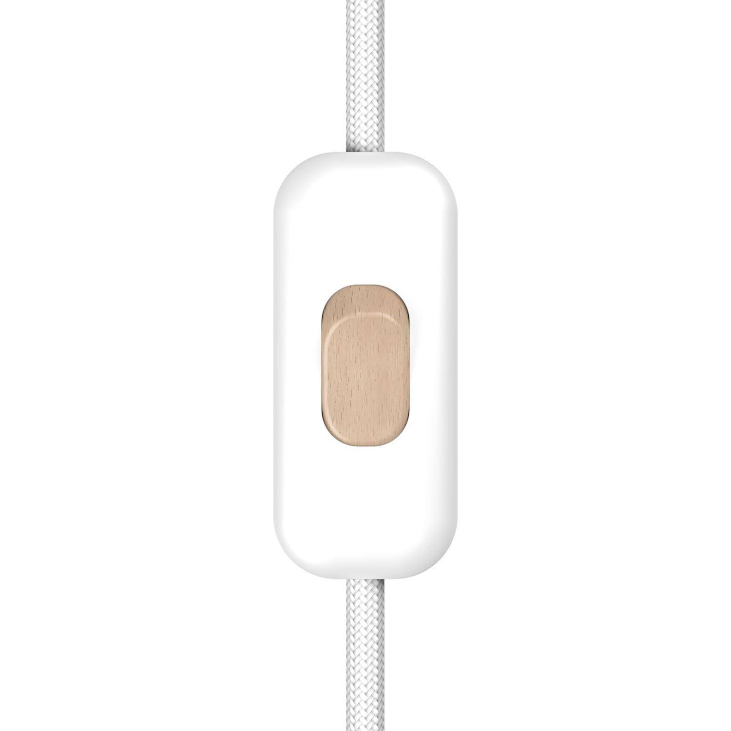 Přímý jednopólový vypínač Creative Switch Bílý, 250V, 60 x 25 mm
