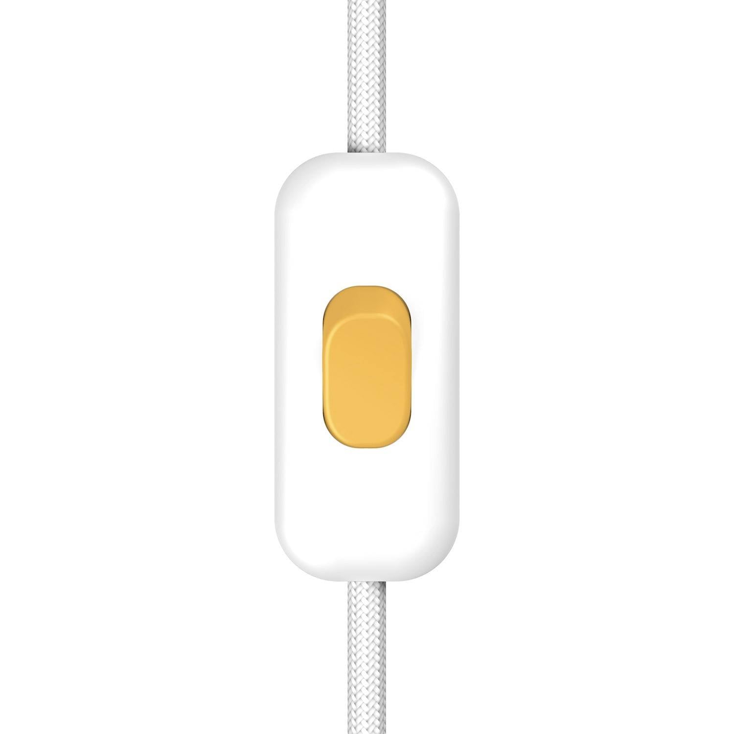 Přímý jednopólový vypínač Creative Switch Bílý, 250V, 60 x 25 mm