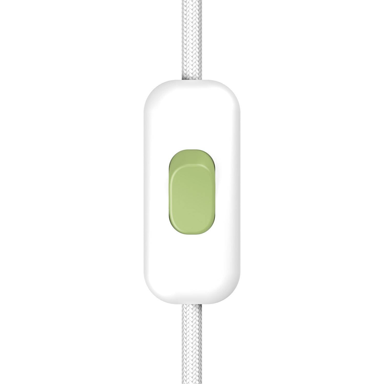 Přímý jednopólový vypínač Creative Switch Bílý, 250V, 60 x 25 mm