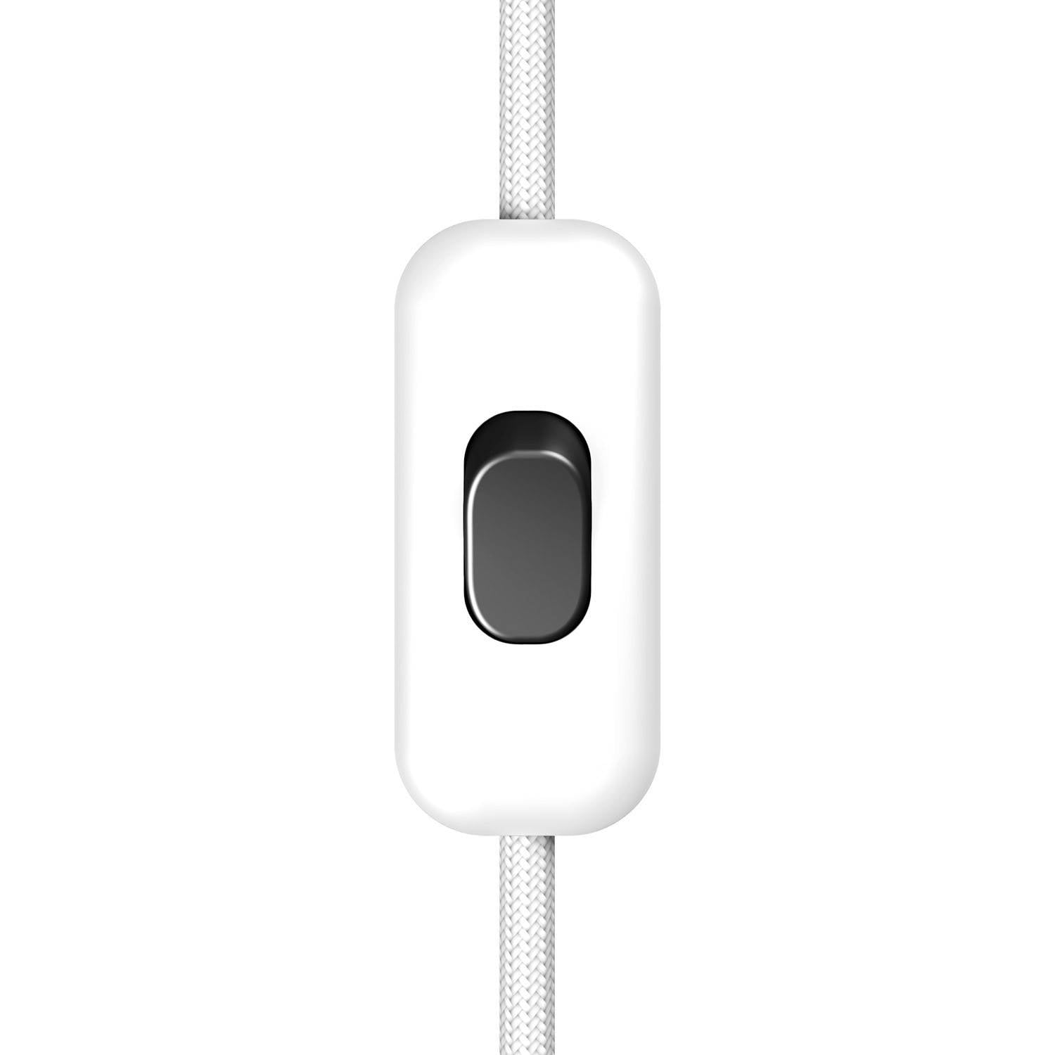 Přímý jednopólový vypínač Creative Switch Bílý, 250V, 60 x 25 mm