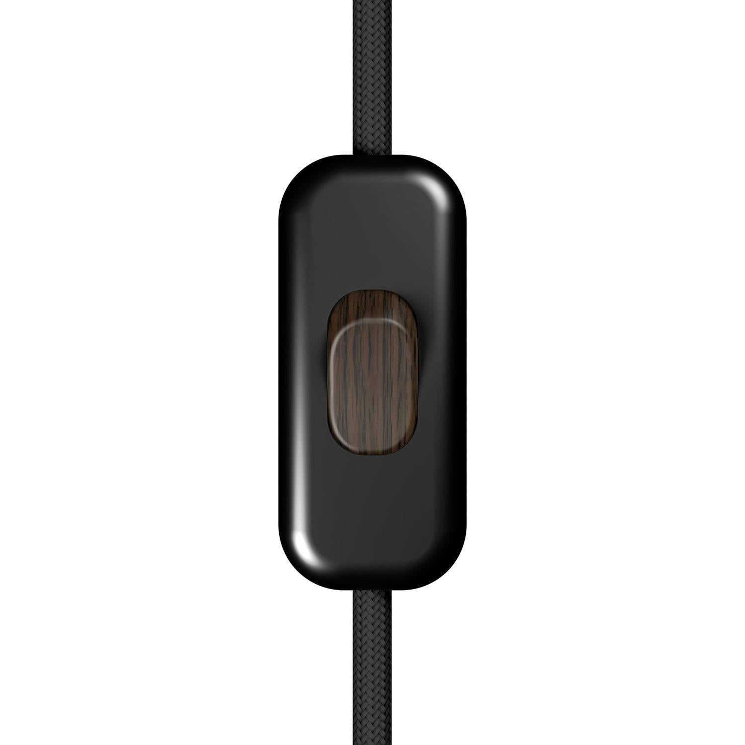 Jednopólový vypínač Creative Switch Černý, 250V, 60 x 25 mm