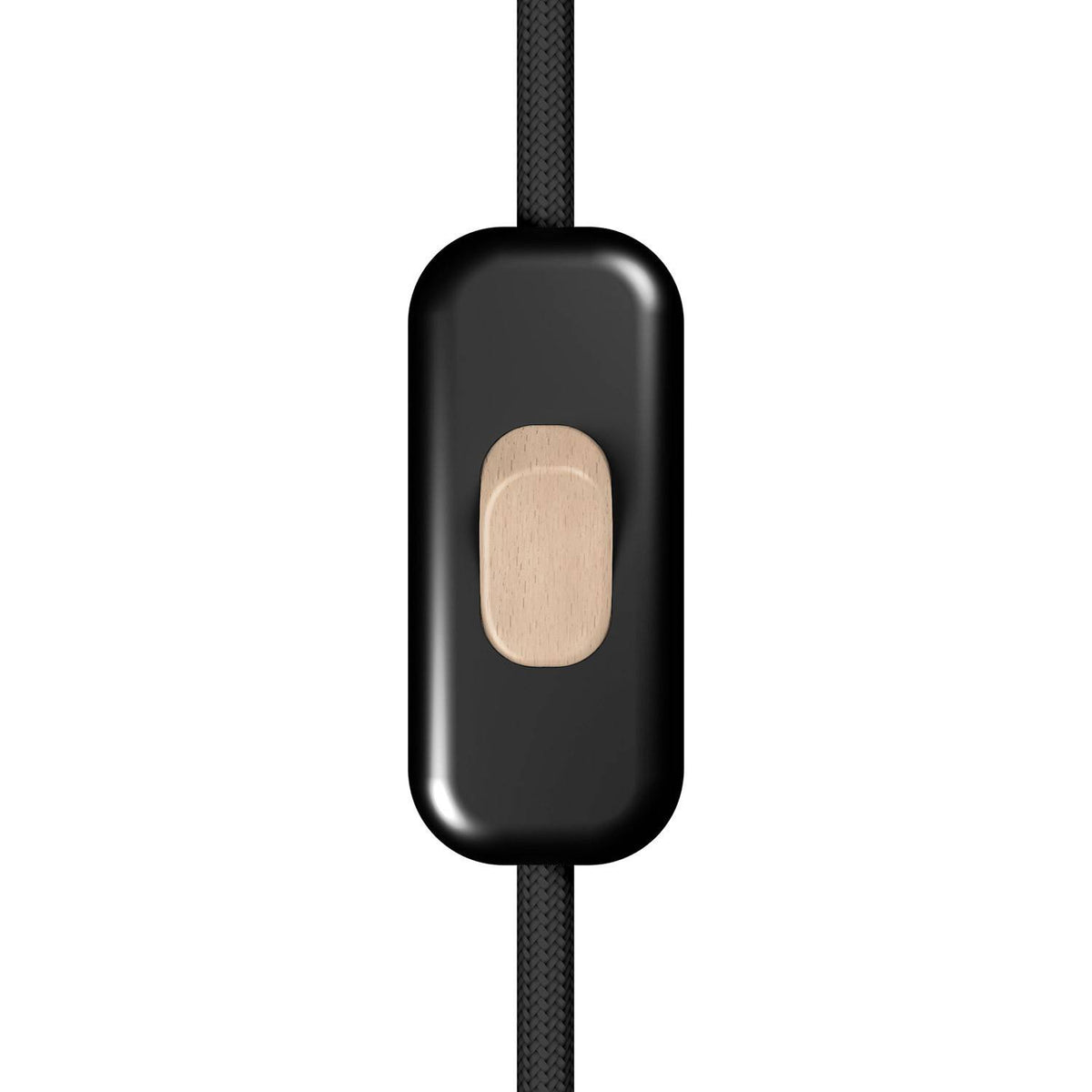 Jednopólový vypínač Creative Switch Černý, 250V, 60 x 25 mm