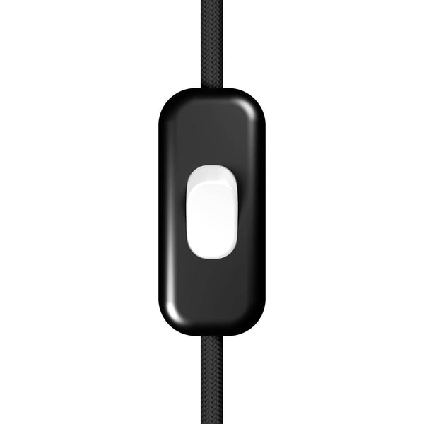 Jednopólový vypínač Creative Switch Černý, 250V, 60 x 25 mm