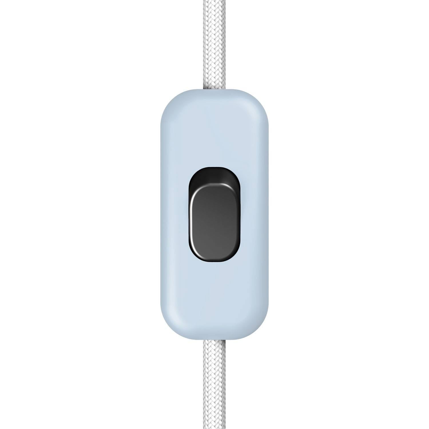 Přímý jednopólový vypínač Creative Switch světle modrý, 250V, 60 x 25 mm