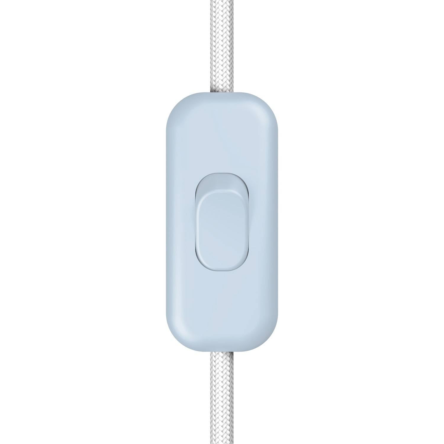 Přímý jednopólový vypínač Creative Switch světle modrý, 250V, 60 x 25 mm