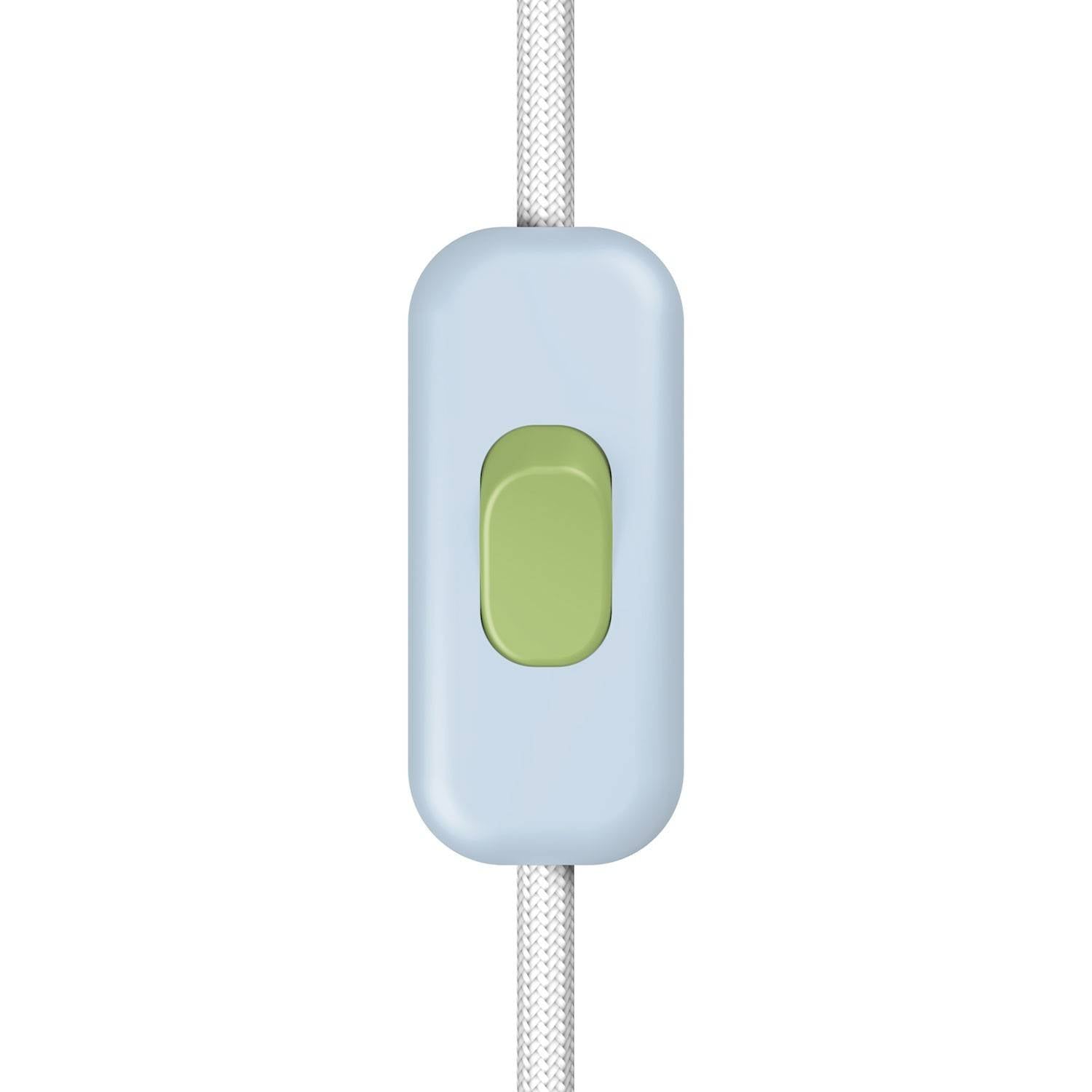 Přímý jednopólový vypínač Creative Switch světle modrý, 250V, 60 x 25 mm