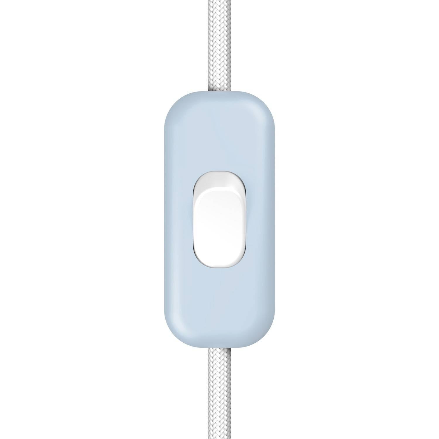 Přímý jednopólový vypínač Creative Switch světle modrý, 250V, 60 x 25 mm