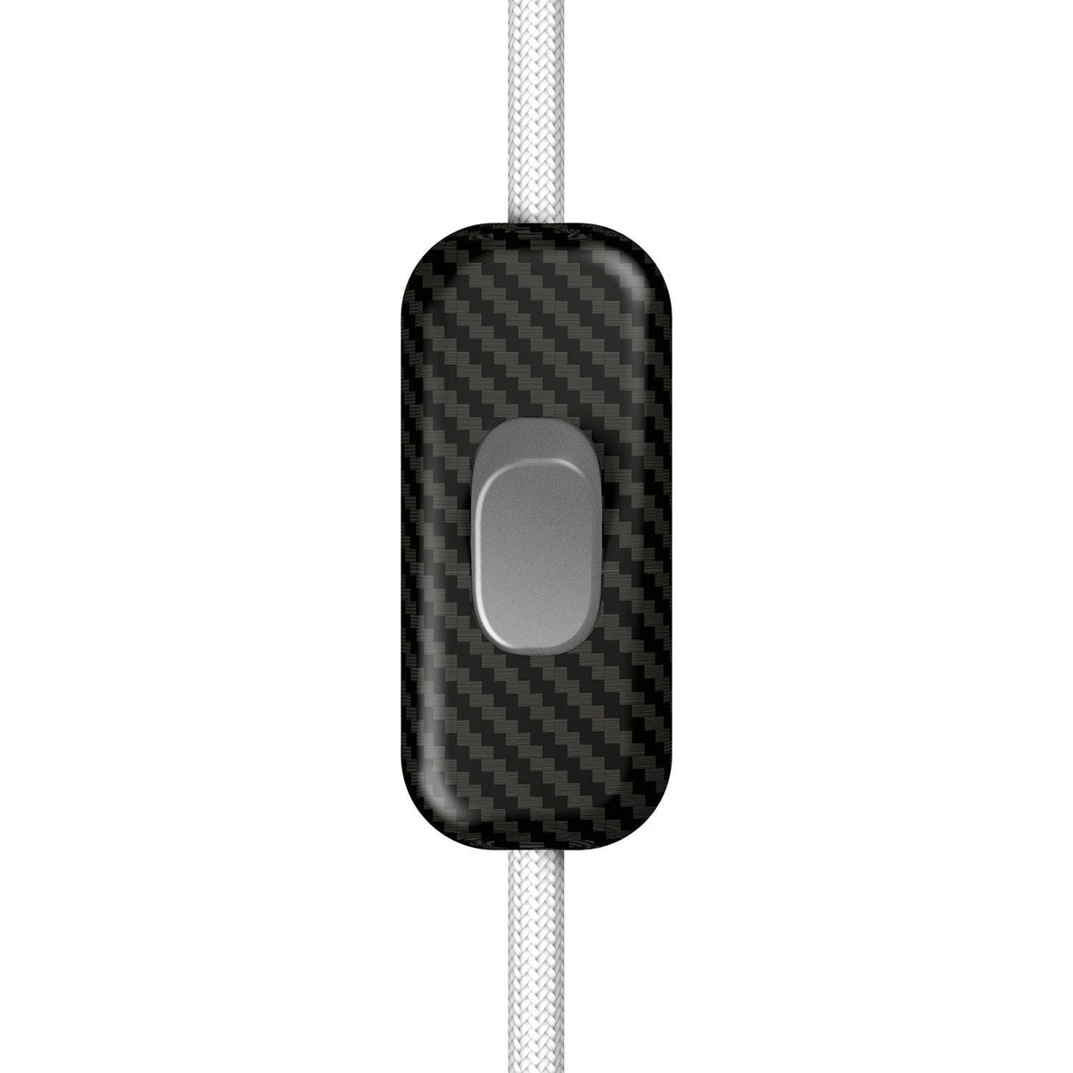 Jednopólový vypínač Creative Switch s karbonovým vláknem, 250V, 60 x 25 mm