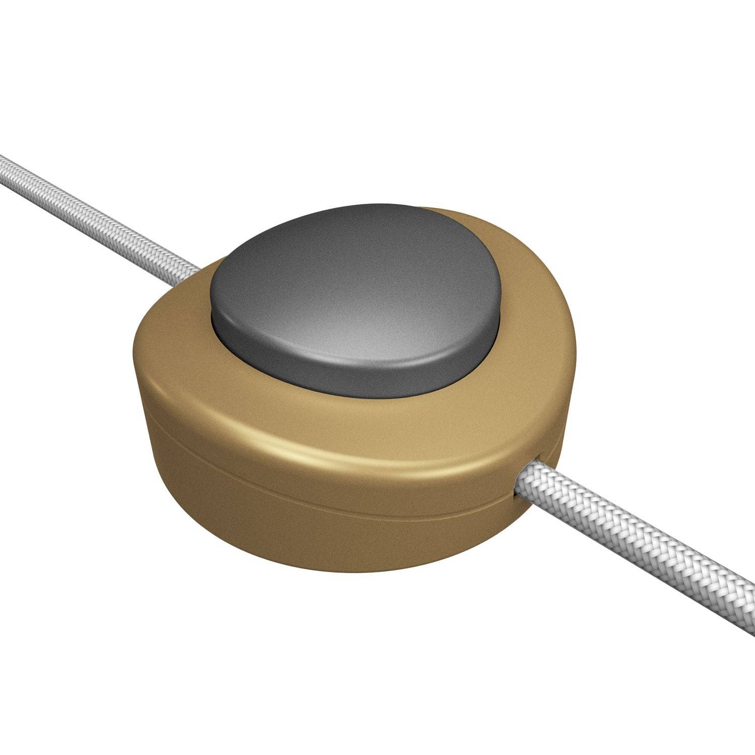Podlahový vypínač Creative Switch Matný bronz, Ø 65 mm, 250V