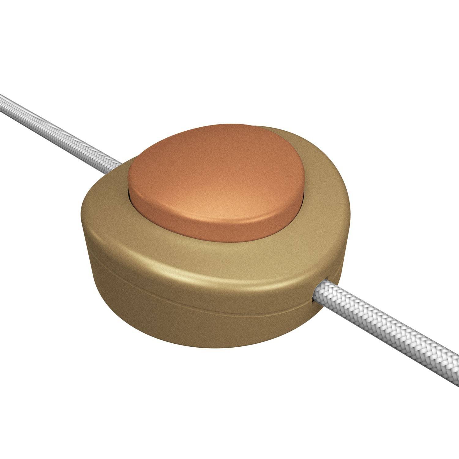 Podlahový vypínač Creative Switch Matný bronz, Ø 65 mm, 250V