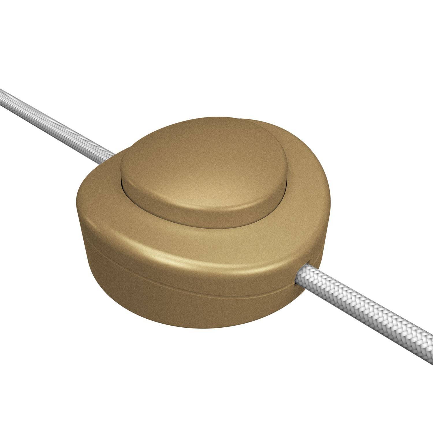 Podlahový vypínač Creative Switch Matný bronz, Ø 65 mm, 250V