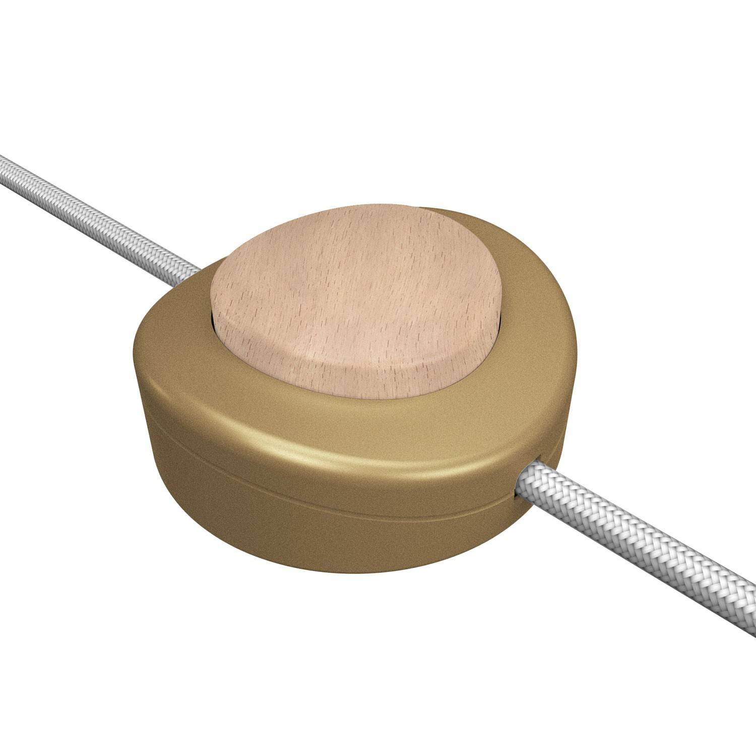 Podlahový vypínač Creative Switch Matný bronz, Ø 65 mm, 250V