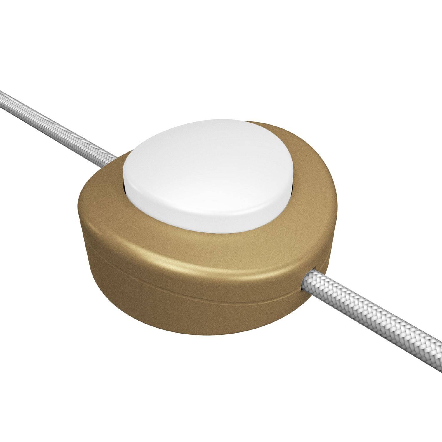 Podlahový vypínač Creative Switch Matný bronz, Ø 65 mm, 250V