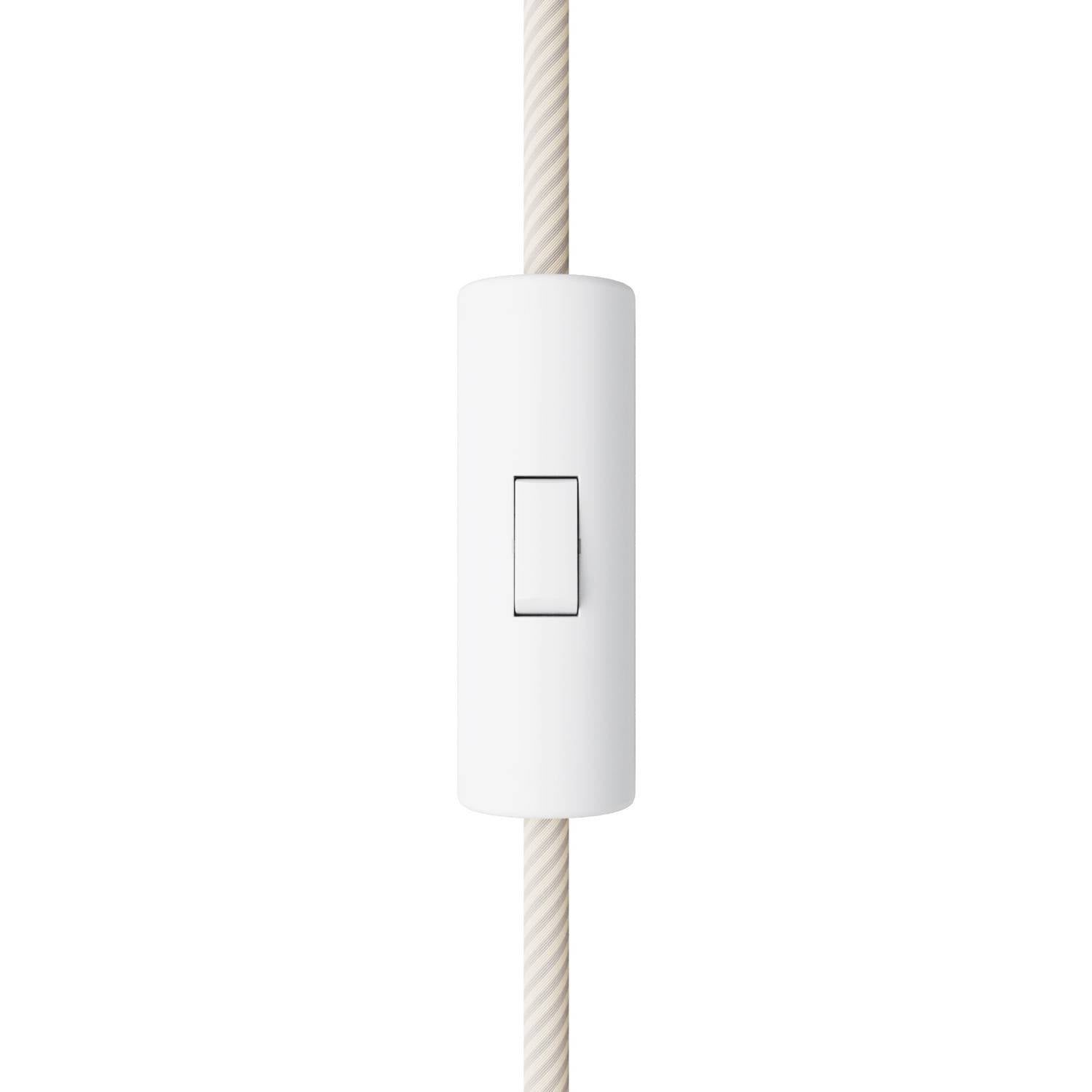 Jednopólový kolébkový vypínač 250V, ⌀ 25 mm, 75 W