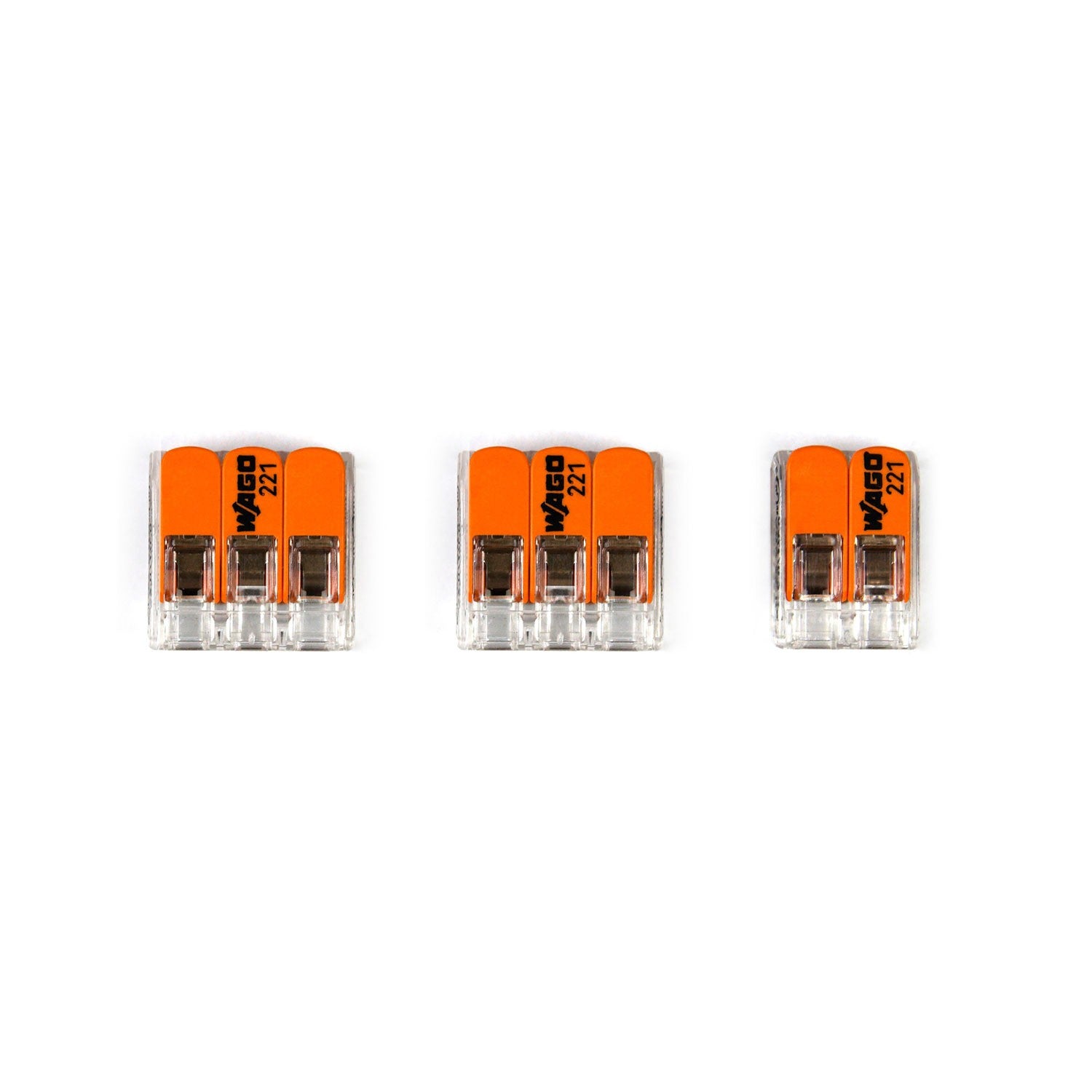 Sada konektorů WAGO pro dvoužílový kabel, 2 x 0,2 - 4 mm², 450 V, 24 A